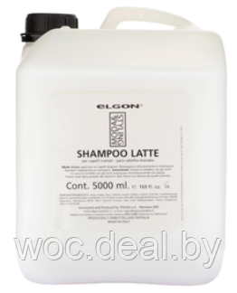 Elgon Молочный шампунь для окрашенных и химически обработанных волос Latte 5000 мл - фото 1 - id-p167432869