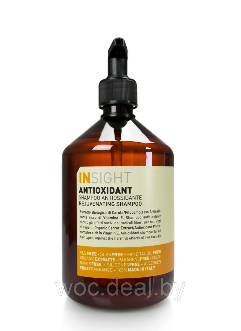 Insight Тонизирующий шампунь Rejuvenating Shampoo Antioxidant, 400 мл - фото 1 - id-p167433937
