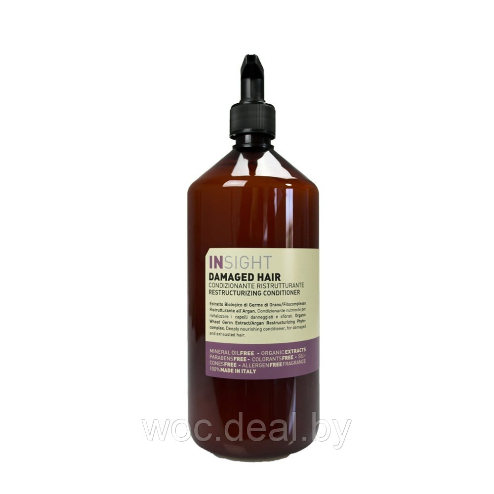 Insight Восстанавливающий кондиционер Restructurizing Conditioner Damaged Hair, 900 мл - фото 1 - id-p167433960