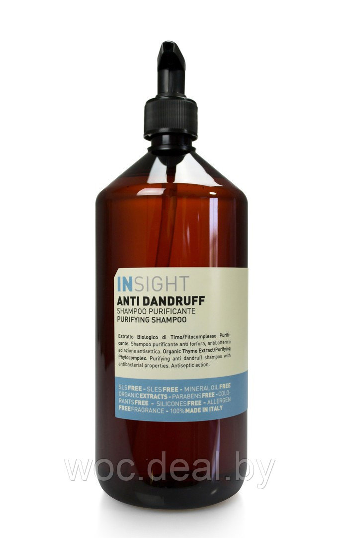Insight Шампунь против перхоти Purifying Shampoo Anti-Dandruff, 900 мл - фото 1 - id-p167433978
