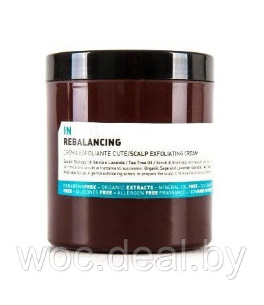 Insight Скраб для кожи головы Exfoliating Cream Rebalancing 180 мл - фото 1 - id-p167433985