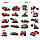 31010 Конструктор Decool Универсальный 20в1, 278 деталей, аналог Лего Техник (LEGO Technic), фото 4