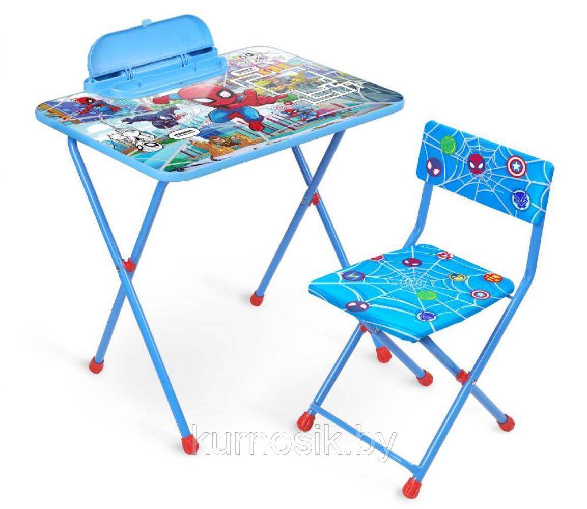 Комплект детской мебели Disney «Человек-паук» с 3 до 7 лет (арт. Д2ЧП)