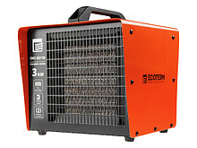 Нагреватель воздуха электрический Ecoterm EHC-03/1D (кубик, 3 кВт, 220 В, термостат, керамический элемент PTC)