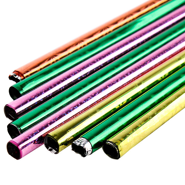 Бумага голография  упаковочная набор 8цветов 700*1000мм ассорти "Darvish"