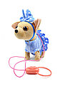 Детская интерактивная игрушка арт. 8981 Собачка на поводке на батарейках 18 русских мультяшных песен, фото 3