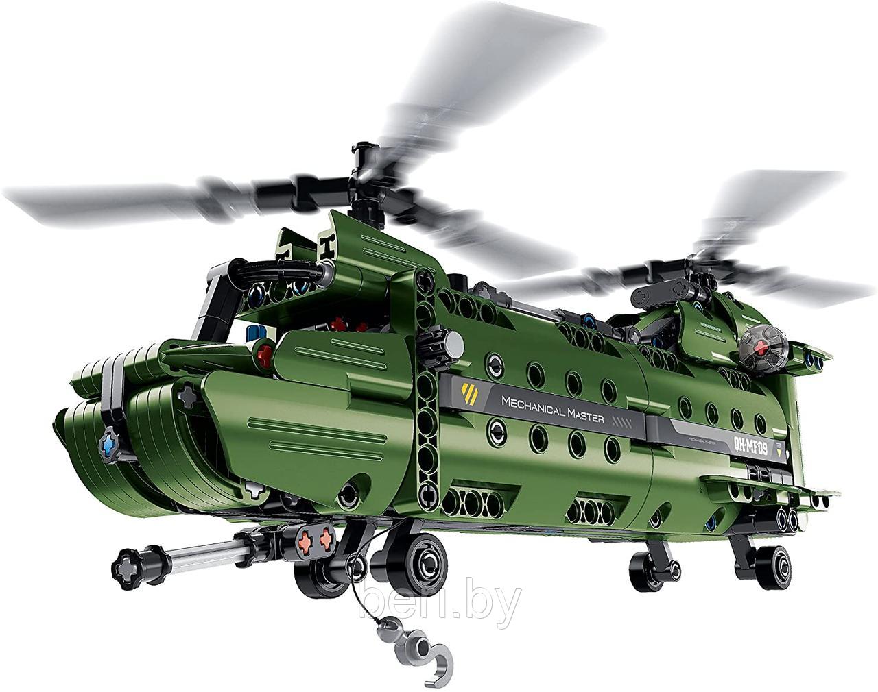 6809 Конструктор QiHui Technic "Военный вертолет 2в1", 335 деталей, аналог Лего Техник - фото 5 - id-p167451199