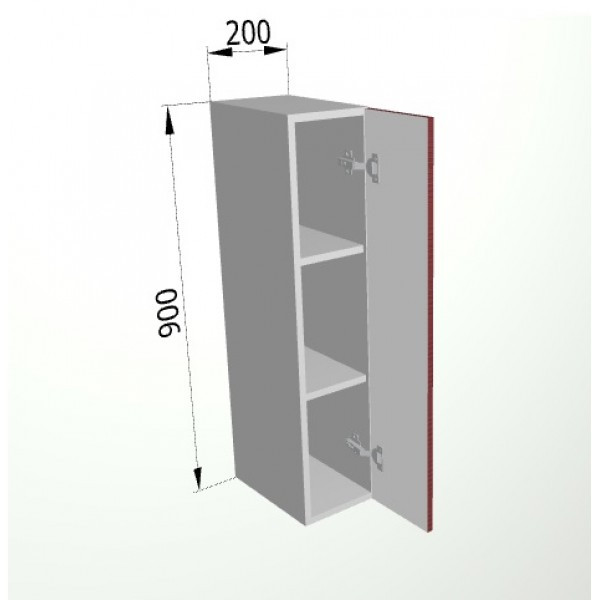 Шкаф верхний ВП 200 с дверцей - фото 2 - id-p167460331