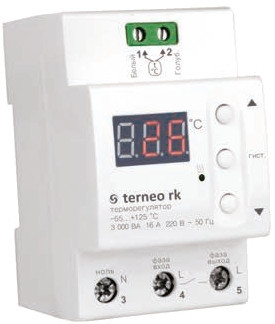 Терморегулятор для котла с цифровым датчиком terneo rk - фото 1 - id-p167461481