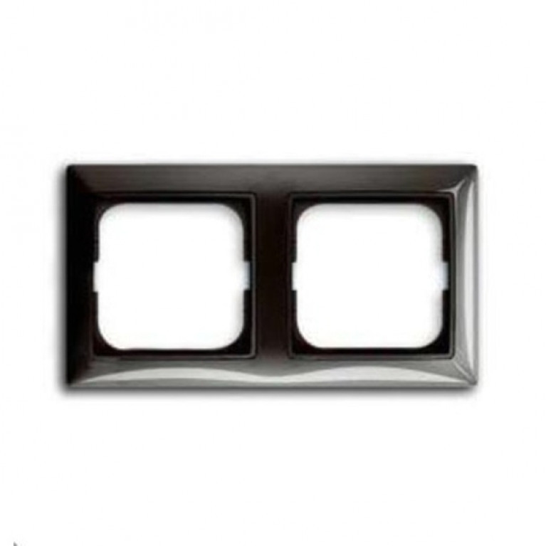 Рамка 2 поста, серый