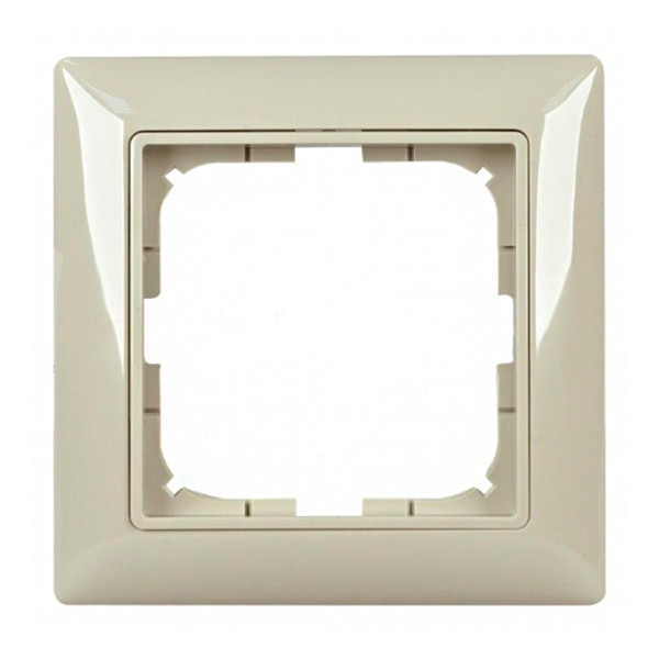 Рамка 1 пост, бежевый