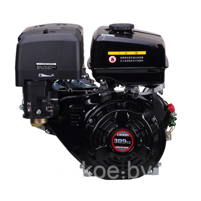 Двигатель Loncin G390FD D25 (9 л.с., шпонка 25 мм, электростартер) - фото 1 - id-p167485123