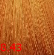 C:EHKO Тонирующая крем-краска без аммиака Color Vibration 60 мл, 8.43 Медно-золотистый блондин