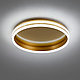 Потолочный золотой светильник AL5880 Shining ring 80W с пультом, фото 2