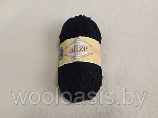 Пряжа Alize Baby Softy, Ализе Беби Софт, турецкая, плюшевая, 100% микрополиэстер, для ручного вязания (цвет 60)