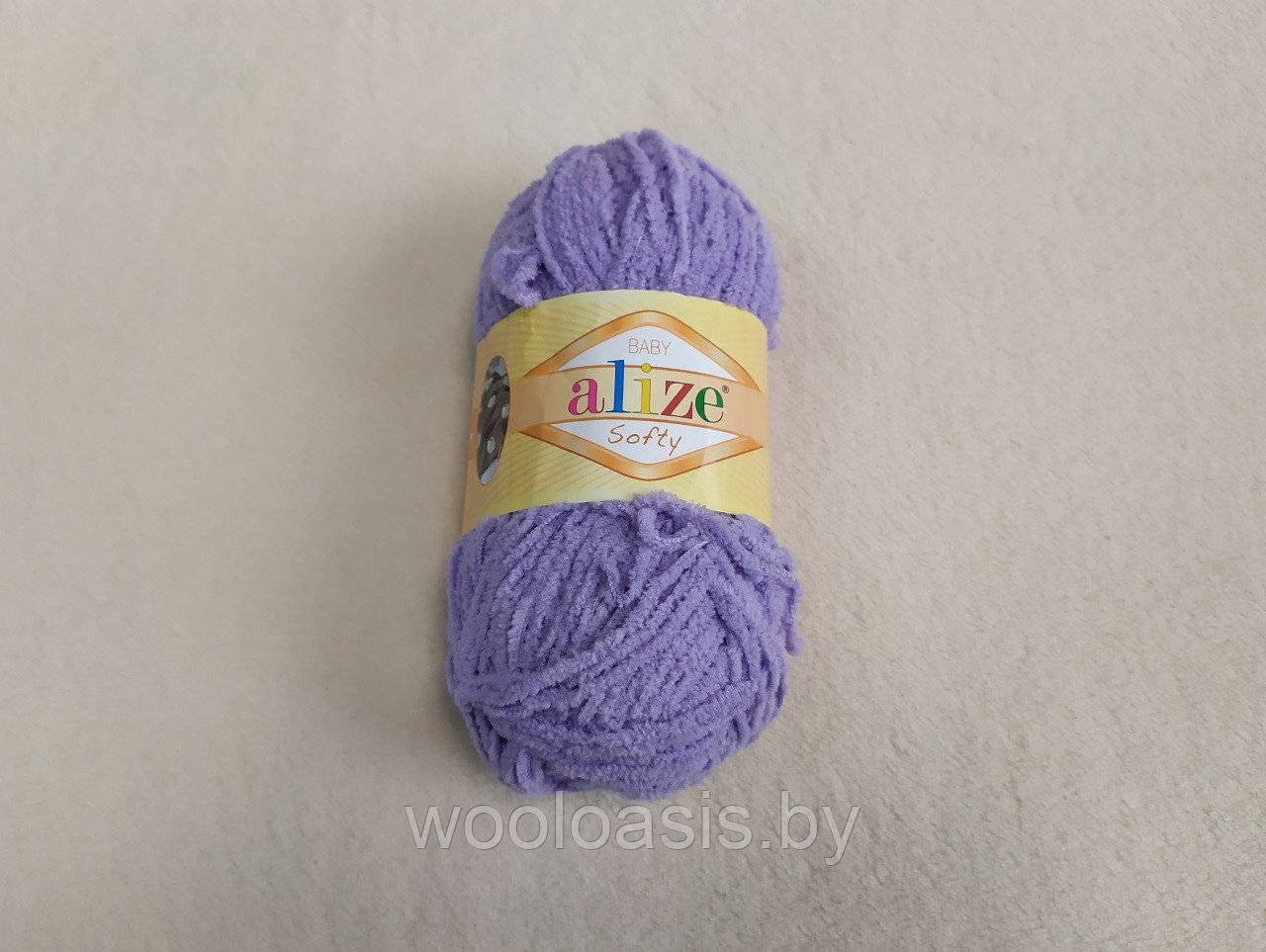 Пряжа Alize Baby Softy, Ализе Беби Софт, турецкая, плюшевая, 100% микрополиэстер, для ручного вязания (цвет 158) - фото 1 - id-p167487516