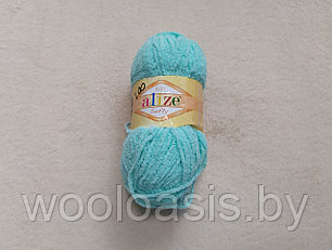 Пряжа Alize Baby Softy, Ализе Беби Софт, турецкая, плюшевая, 100% микрополиэстер, для ручного вязания (цвет 669)