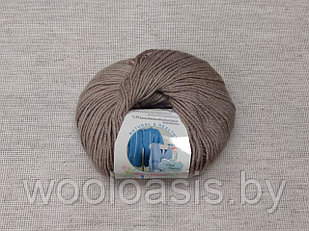 Пряжа Alize Baby Wool, Ализе Беби Вул, турецкая, шерсть, акрил, бамбук, для ручного вязания (цвет 167)