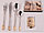 Набор столовых приборов на 12 персон, 72 предмета, столовый набор Hoffburg в кейсе, HB-72600GS, фото 3