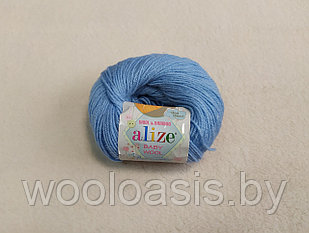 Пряжа Alize Baby Wool, Ализе Беби Вул, турецкая, шерсть, акрил, бамбук, для ручного вязания (цвет 350)