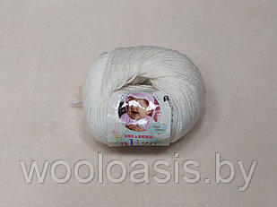 Пряжа Alize Baby Wool, Ализе Беби Вул, турецкая, шерсть, акрил, бамбук, для ручного вязания (цвет 450)