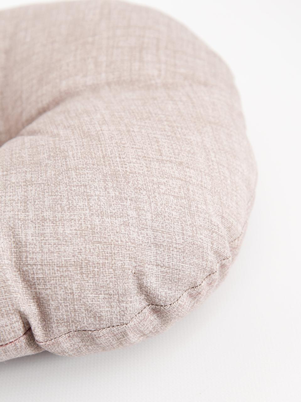 Декоративная подушка Фальсо круглая Светло-серый - фото 3 - id-p142910106