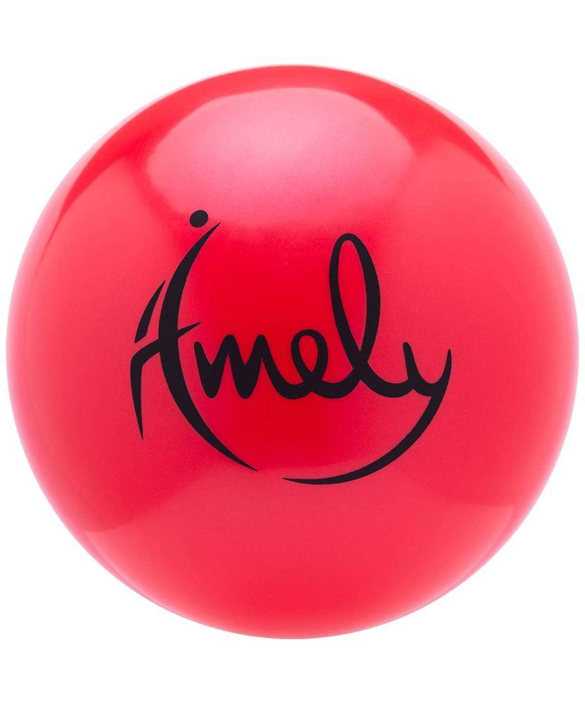 Мяч для художественной гимнастики Amely AGB-301 (15см, 280 гр) красный
