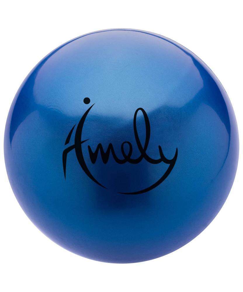 Мяч для художественной гимнастики Amely AGB-301 (15см, 280 гр) синий