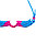 Очки для плавания 25DEGREES Linup Blue/Pink подростковые, фото 4