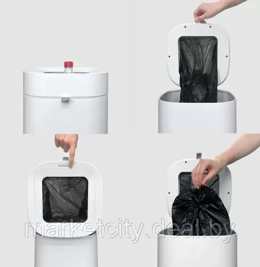 Сменные пакеты для мусорного ведра Garbage Box для Xiaomi Townew T1 (6 блоков на 25 пакетов) - фото 2 - id-p167490528