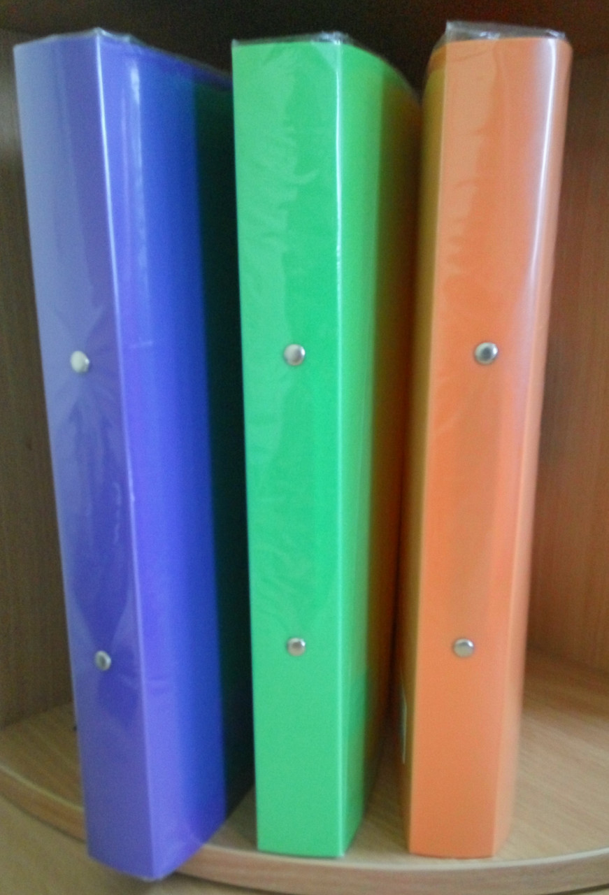Мягкая пластиковая папка на 2-х кольцах INDEX, А4, цвета - ассорти - фото 4 - id-p158159681