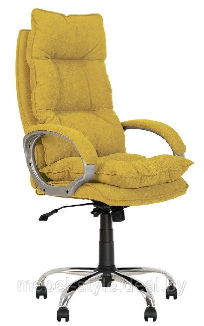 Кресло NOWY STYL YAPPI Anyfix для руководителя дома и офиса. Кресла Юппи хром в ткани - фото 3 - id-p1818079