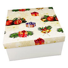 Коробка для подарков Колокольчик(Беларусь, 200х200х100 мм)