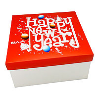 Коробка для подарков (Беларусь, 200х200х100 мм)Happy_New_Year кр
