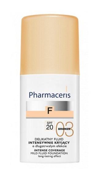 Нежный тональный флюид Pharmaceris F SPF 20 (тон 03 бронза), 30 мл