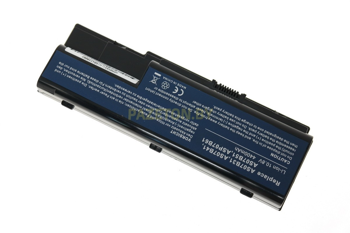 Батарея AS07B31 11,1В 4400мАч для Acer Aspire 5520 5230 5920 6930 7230 7520 7540 7520 7720 и других - фото 2 - id-p94238065