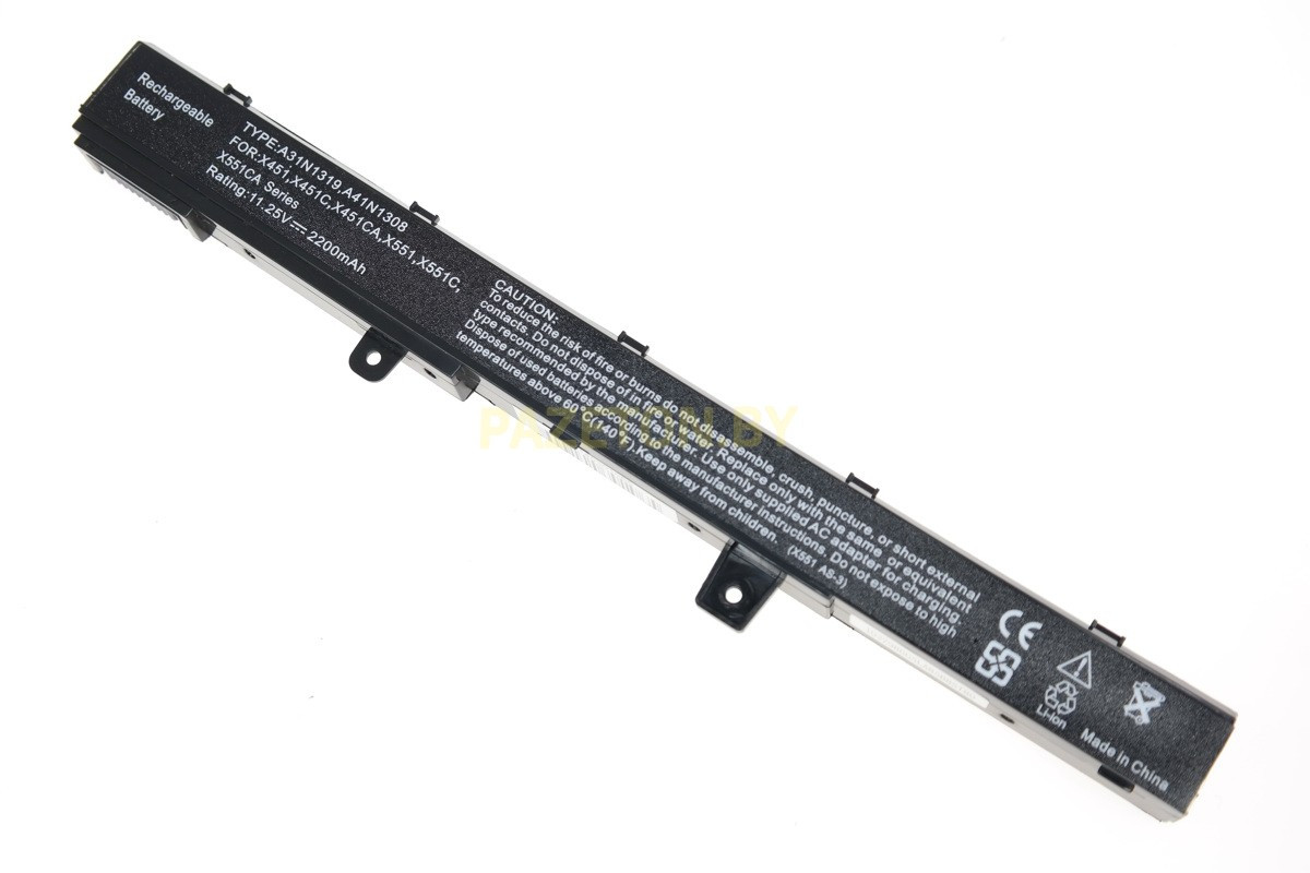 Батарея A31N1319 11,25В 2200мАч для Asus X451 X451C X551 X551C X551CA и других