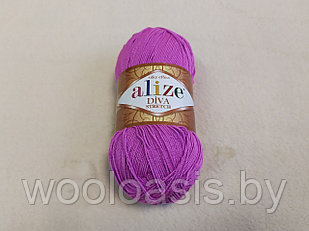 Пряжа Alize Diva Stretch, Ализе Дива Стрейч, турецкая, микрофибра, для ручного вязания (цвет 378)