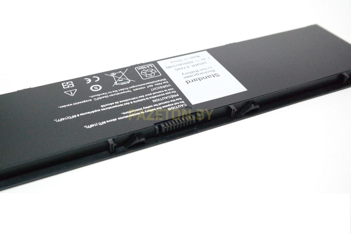 Батарея 34GKR для Dell Latitude E7440 E7420 E7450 7.4V 4500mAh и других - фото 3 - id-p122937178