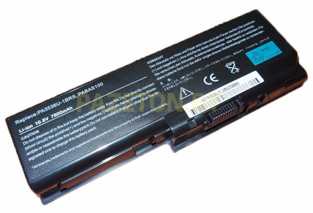Батарея PA3536U-1BRS 10,8В 6600мАч для Toshiba Satellite L350 P205 P305 Satellite Pro L300 L350 P200 P300 - фото 1 - id-p159802196