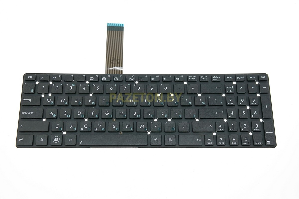 Клавиатура для ноутбука Asus K55 A55 k75A R500 R700 U57A под рамку и других моделей ноутбуков