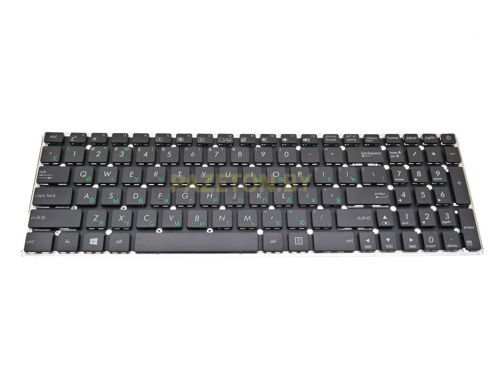 Клавиатура для ноутбука Asus x540 R540 F540 A540 черная и других моделей ноутбуков