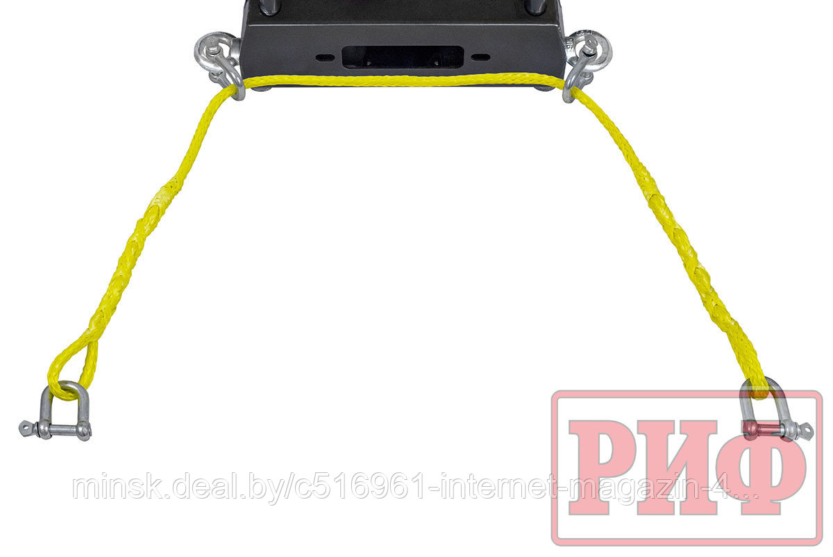Лебёдка переносная РИФ 6000S c площадкой и проводами (стальной трос). Артикул: EWX6000S-KIT - фото 4 - id-p140278227