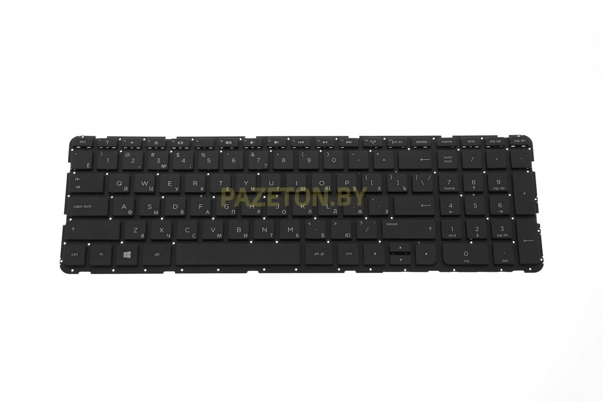 Клавиатура для ноутбука HP Pavilion 15 250 G3 черная ( hp 15- T без рамки) и других моделей ноутбуков