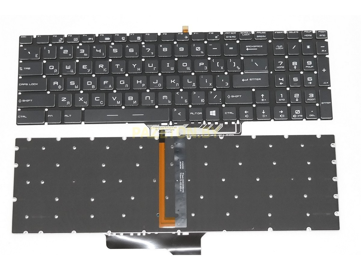 Клавиатура для ноутбука MSI MSI GP62 GP72 GL62 подсветка