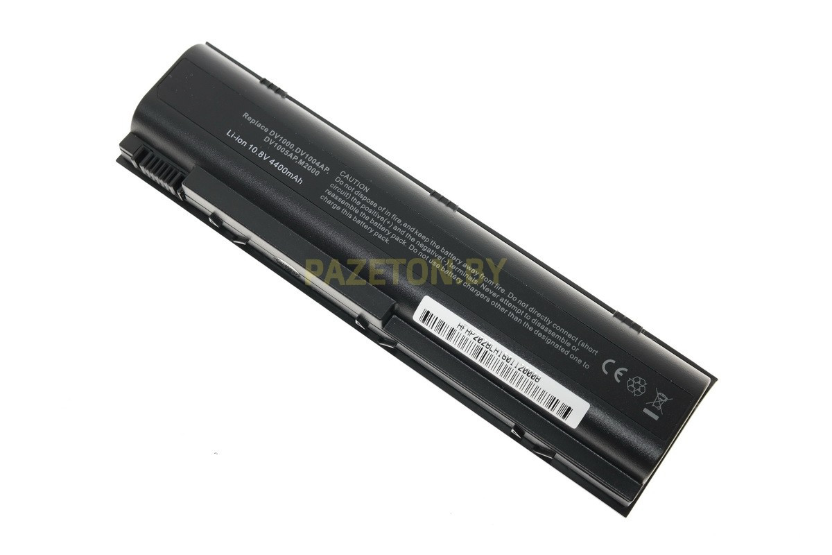Батарея для ноутбука HP Pavilion DV1000 DV2000 DV4000 DV5000 li-ion 14,8v 4400mah черный