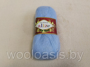 Пряжа Alize Kid Royal Mohair, Ализе Кид Роял Мохер, турецкая, мохер с полиамидом, для ручного вязания (цвет 183)