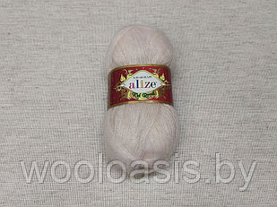 Пряжа Alize Kid Royal Mohair, Ализе Кид Роял Мохер, турецкая, мохер с полиамидом, для ручного вязания (цвет 67)
