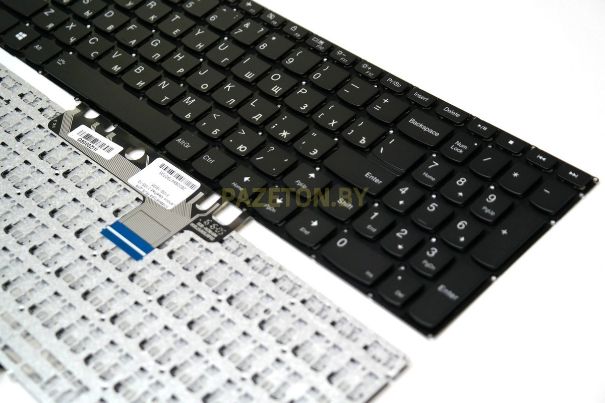 Клавиатура для ноутбука Lenovo Yoga 510-15IKB Flex 4-1570 Flex 4-1580 серая