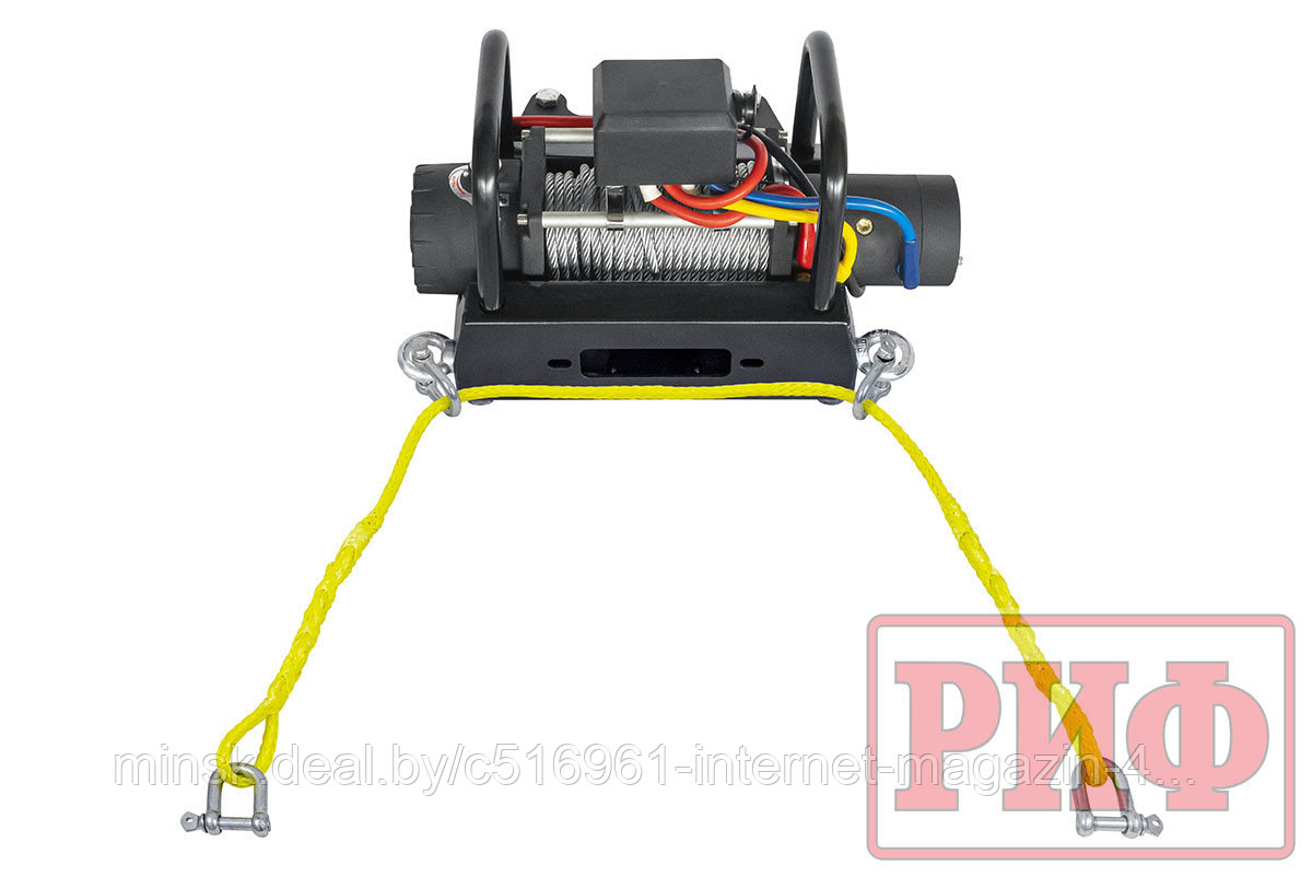 Лебёдка переносная РИФ 10000S c площадкой и проводами (стальной трос). Артикул: EWX10000S-KIT2 - фото 4 - id-p140278444